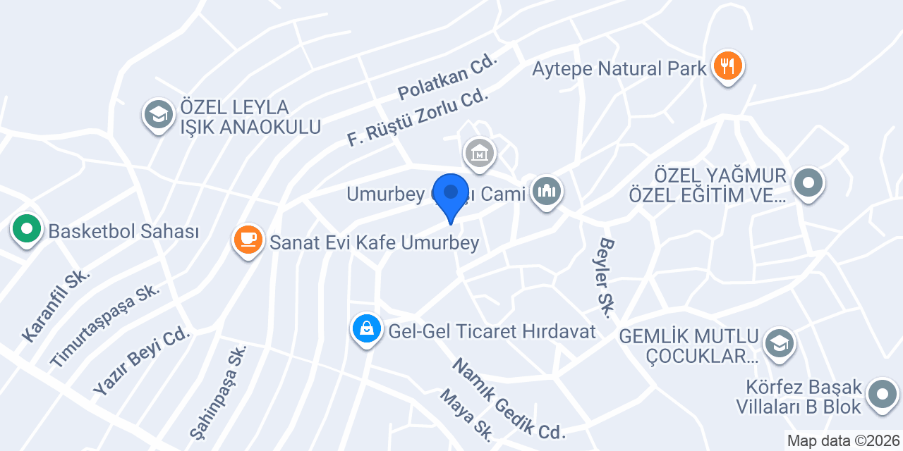 Umurbey Aile Sağlığı Merkezi konumu