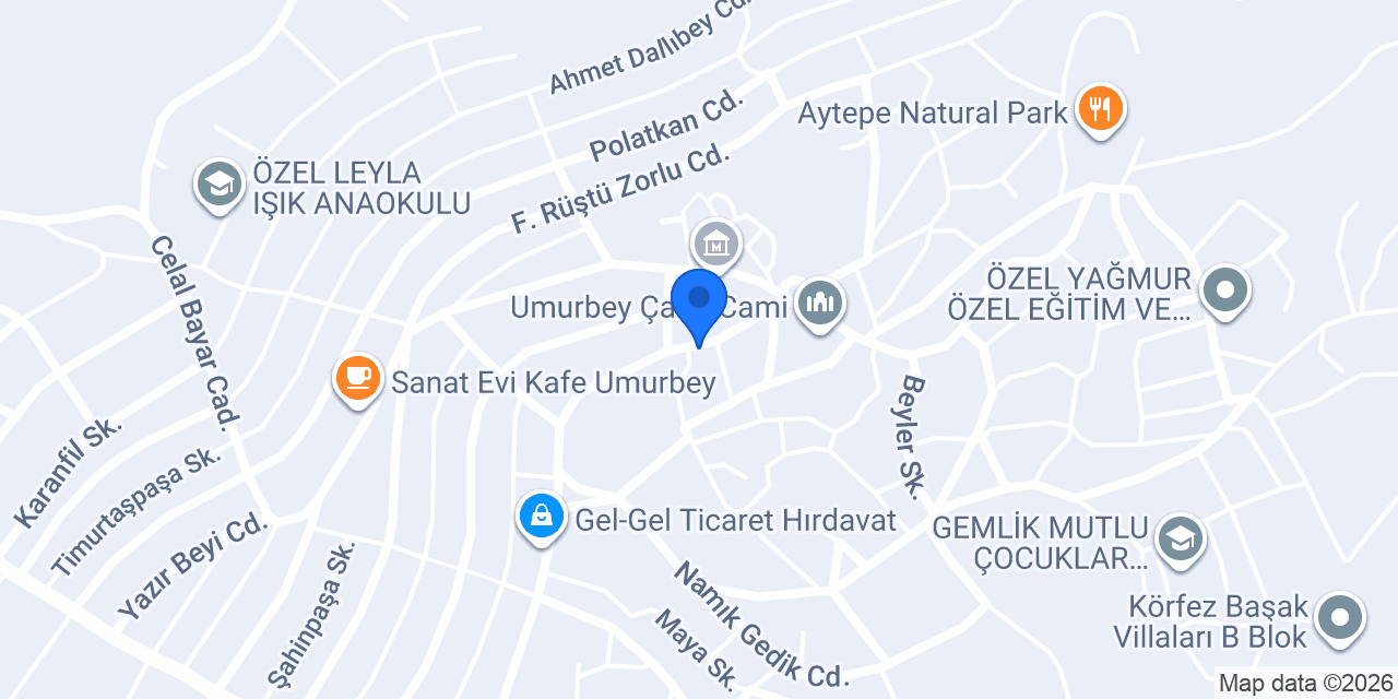 Umurbey Eczanesi konumu