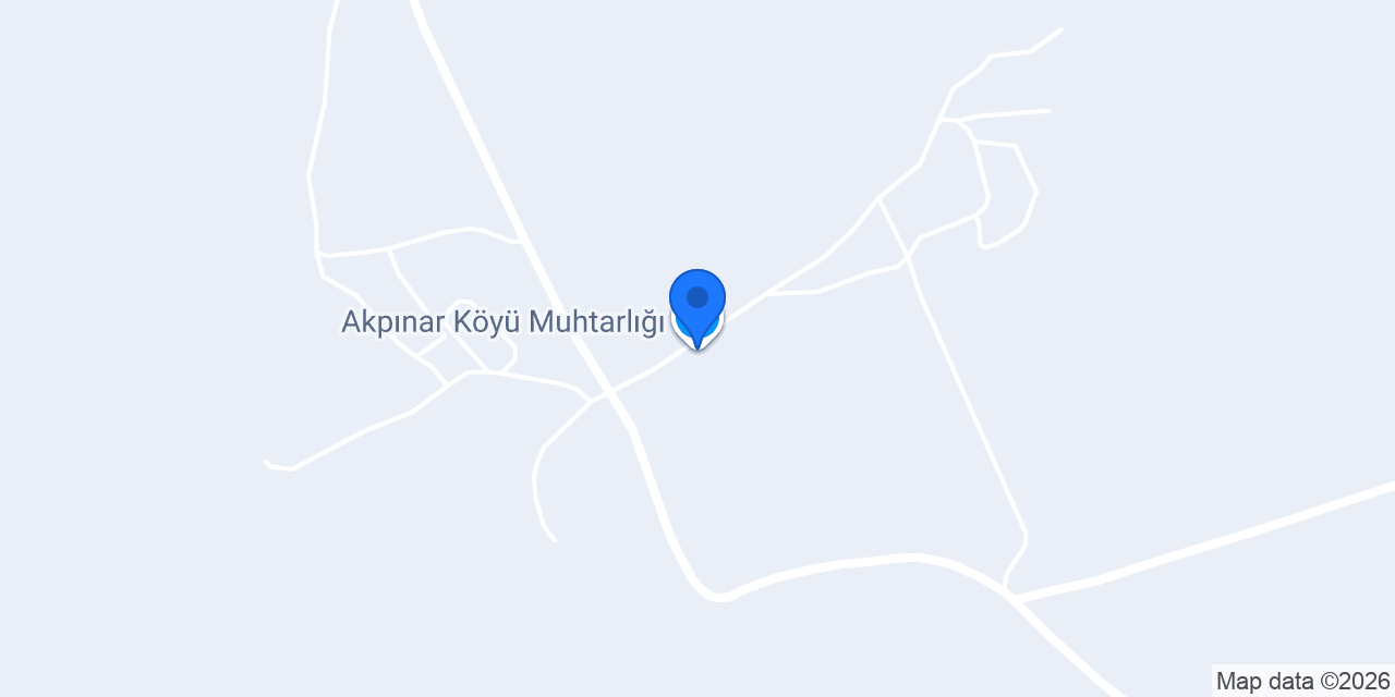 Akpınar Köyü Muhtarlığı konumu