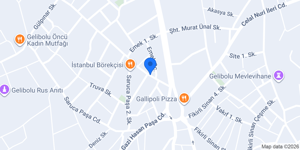 ÖZTÜRK OTEL GELİBOLU konumu