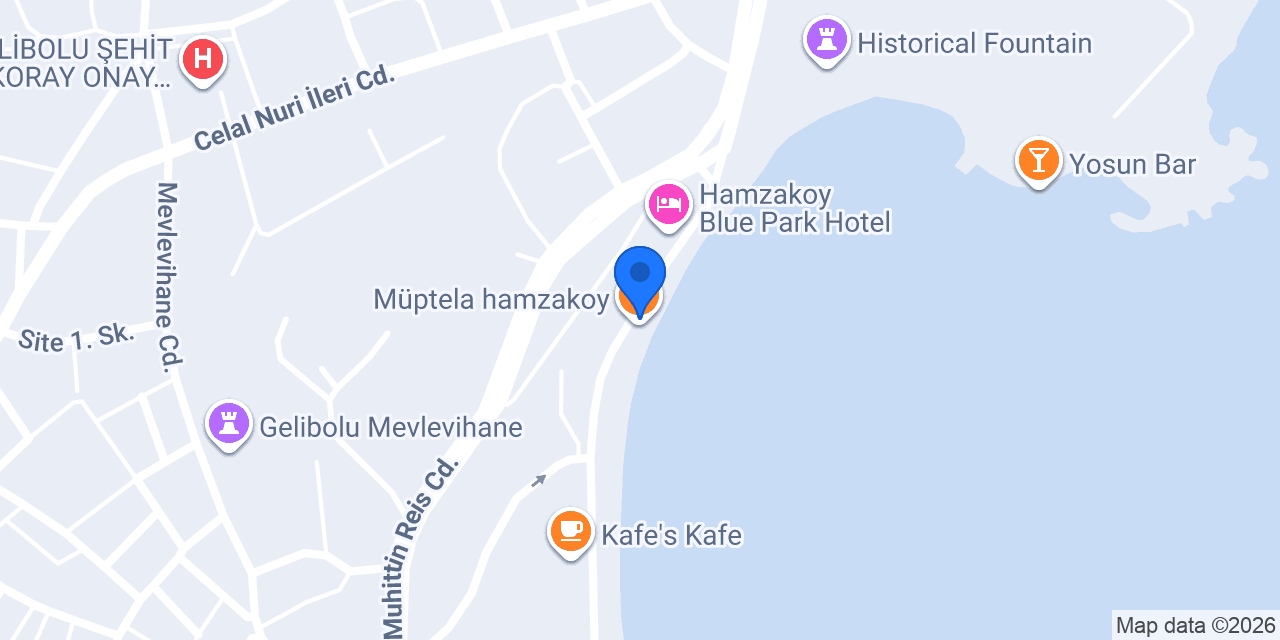 Müptela Hamzakoy konumu
