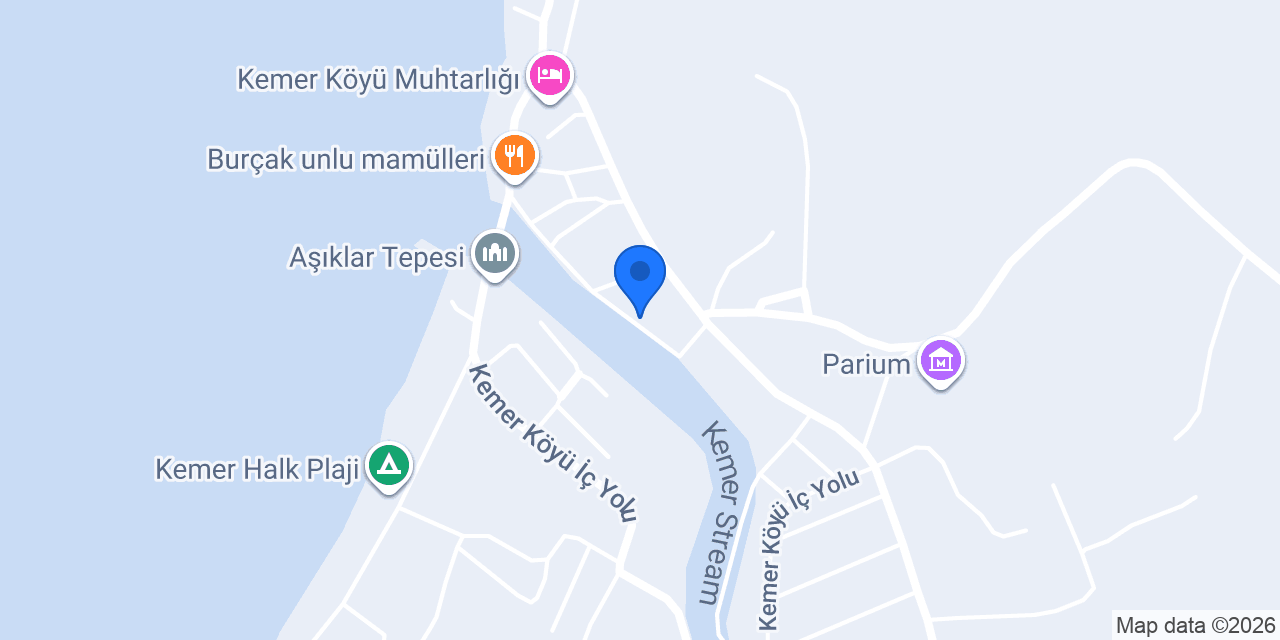 Kemer İÇDAŞ İlkokulu konumu