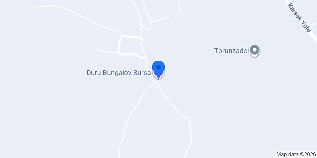 Duru Bungalov Bursa konumu