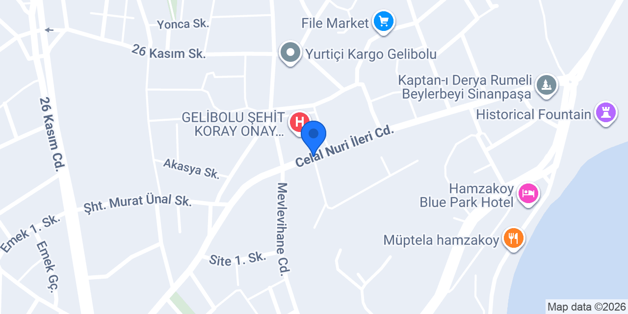 Eray Optik konumu