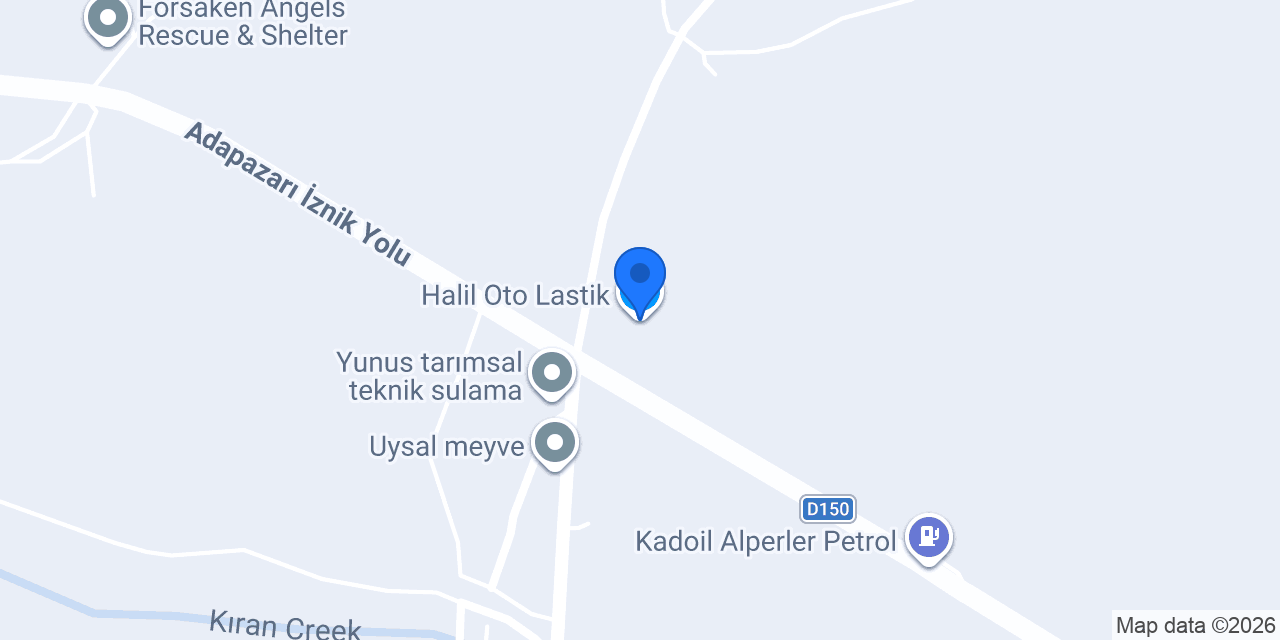 Halil Oto Lastik konumu