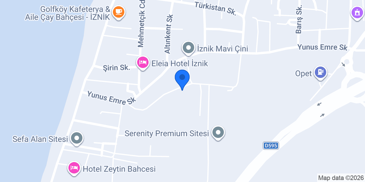 İZNİK ÇİLİNGİR konumu