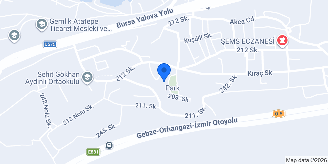 Yakamoz Temizlik konumu