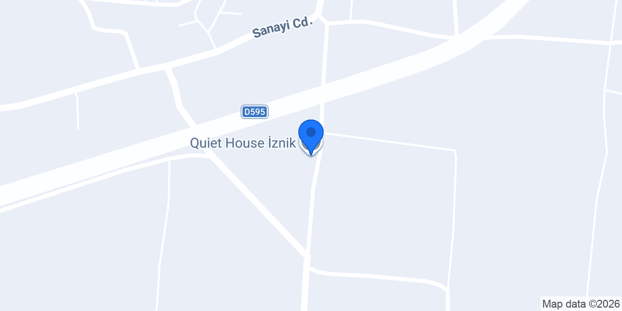 Quiet House İznik konumu