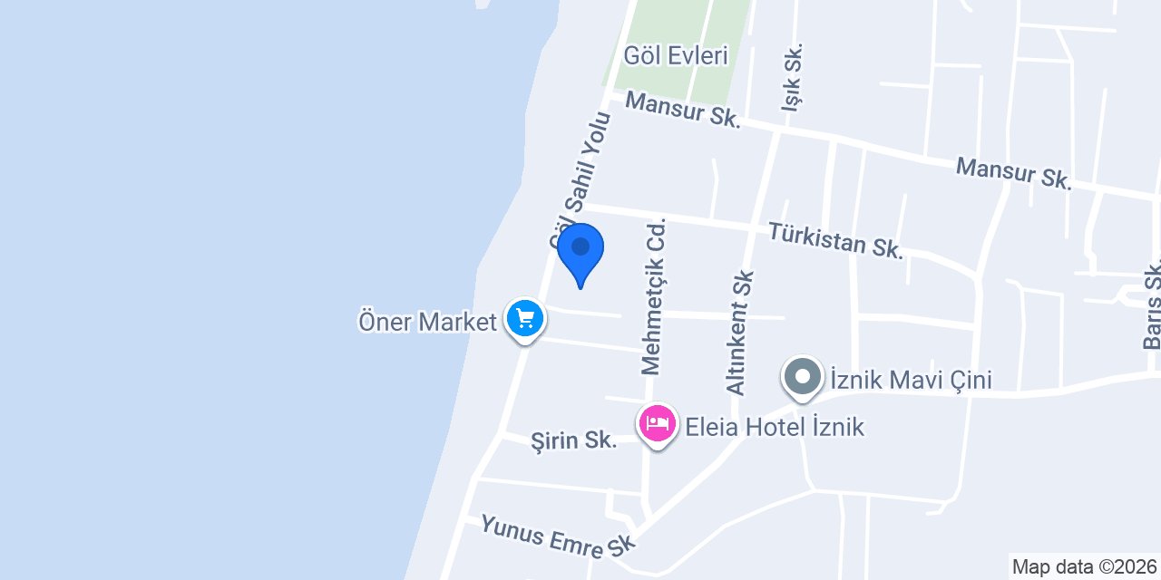 Golfköy Kafeterya & Aile Çay Bahçesi - İZNİK konumu