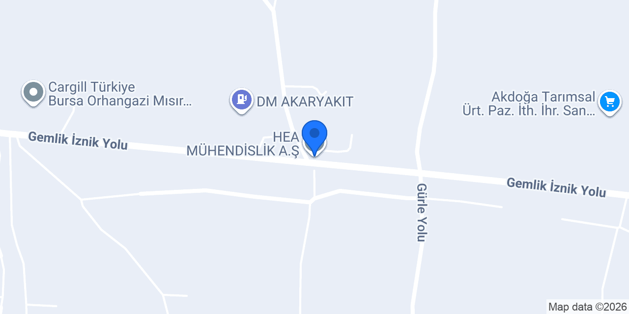 HEA MÜHENDİSLİK A.Ş. konumu