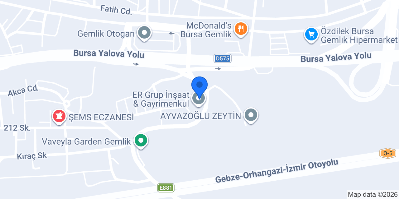 MAKİ YAPI satış ofisi konumu