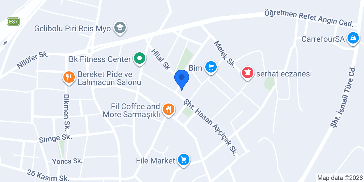 Fısıltı Cafe konumu