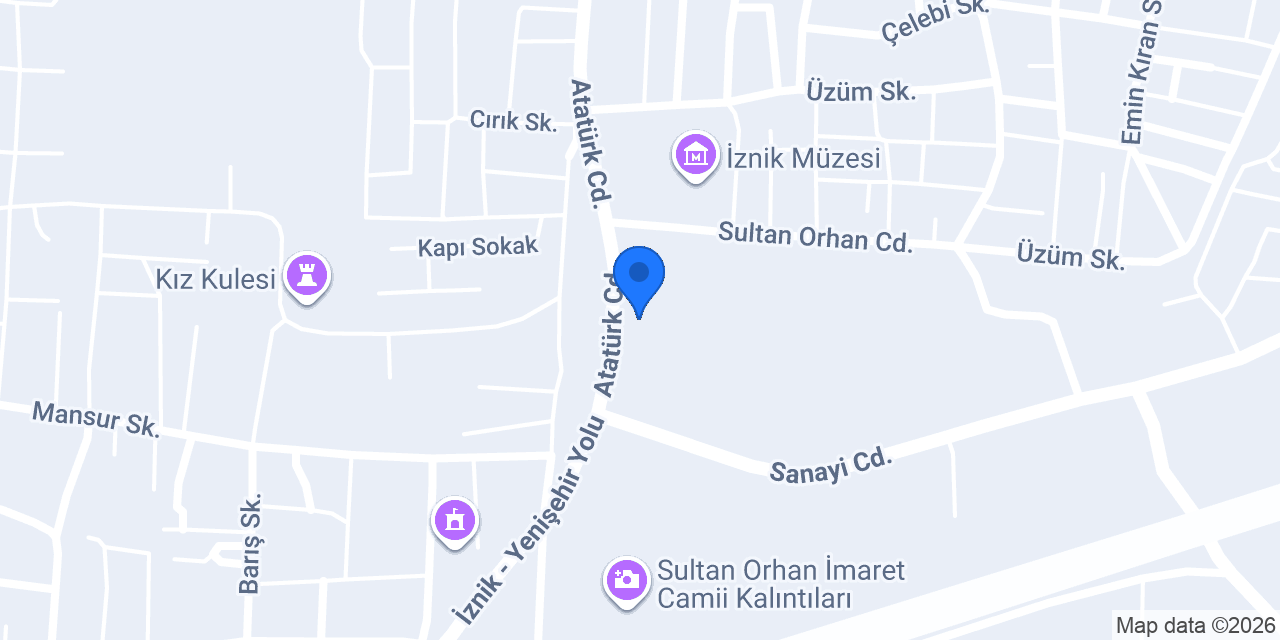 Evren Oruç Oto Boya konumu