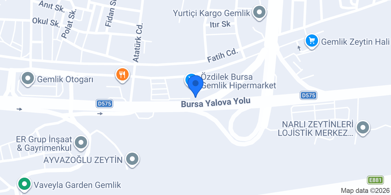 Oto Lastik Yol Yardım konumu