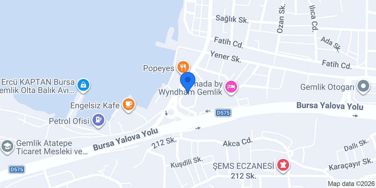 Aydıner Oto Gemlik konumu