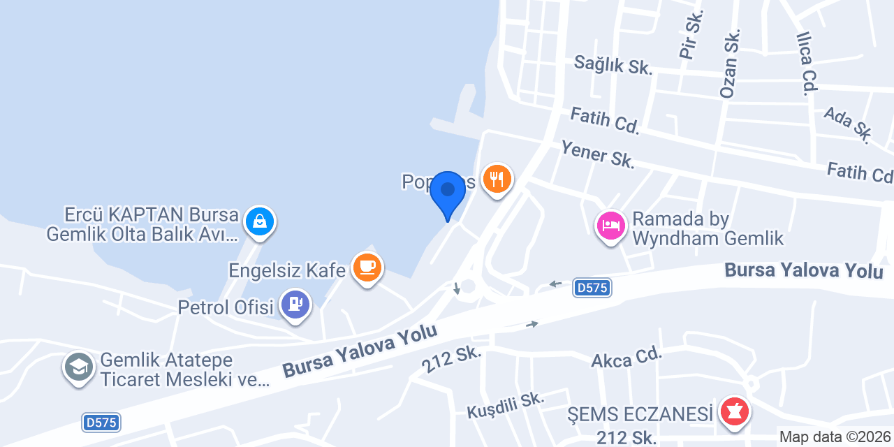 Gemlik Mercan Tekne & Olta Turları konumu