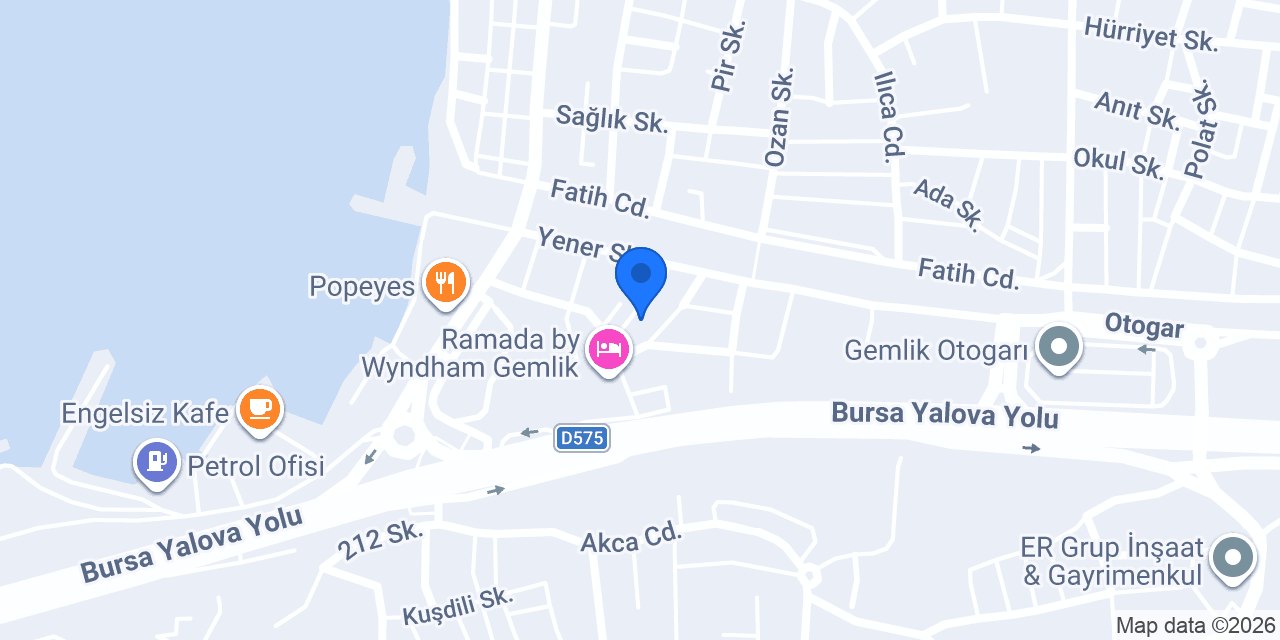 Öz Elit Konaklama konumu