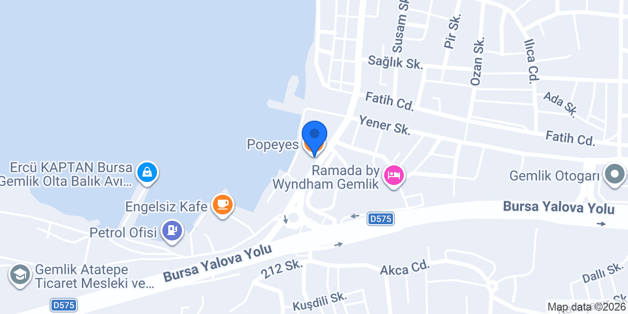Popeyes konumu