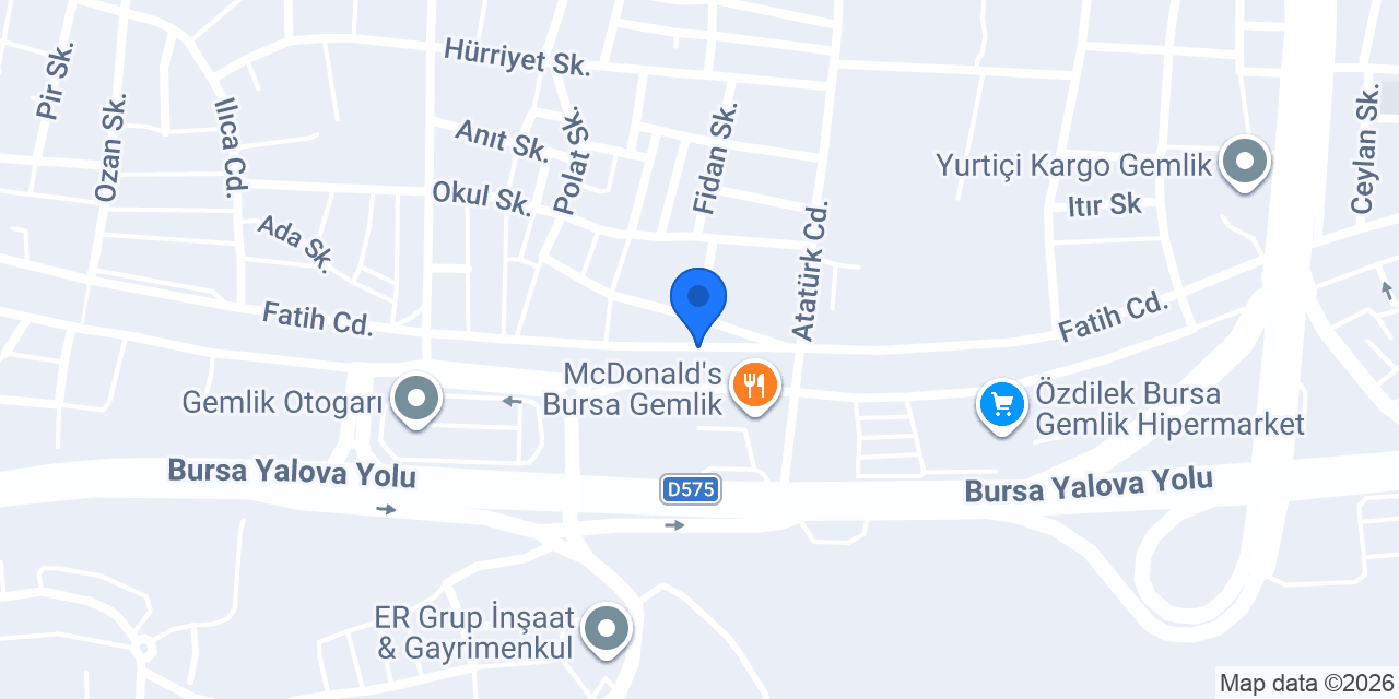 DY Teknik Pompa konumu
