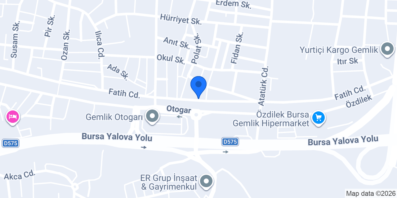 Aytaş Home Gemlik konumu