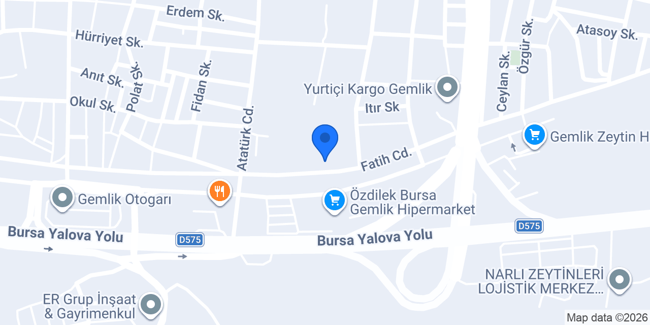 Gemlik Rehberlik Ve Araştırma Merkezi konumu