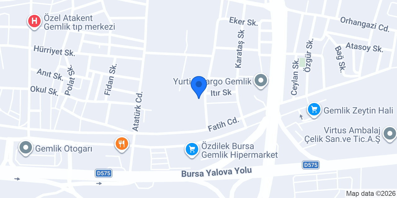 Şehit Esat Akbaba Ortaokulu konumu