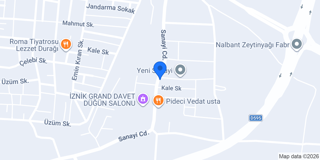İznik Güneş peyzaj konumu