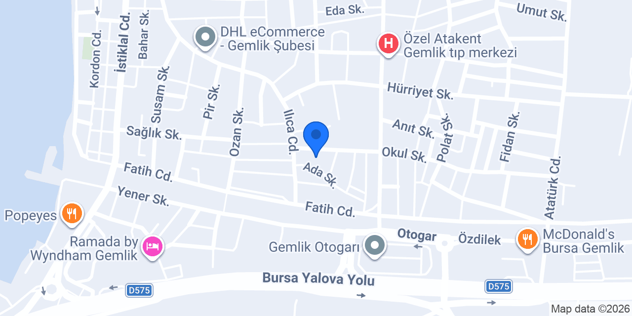 Güven Rent A Car konumu