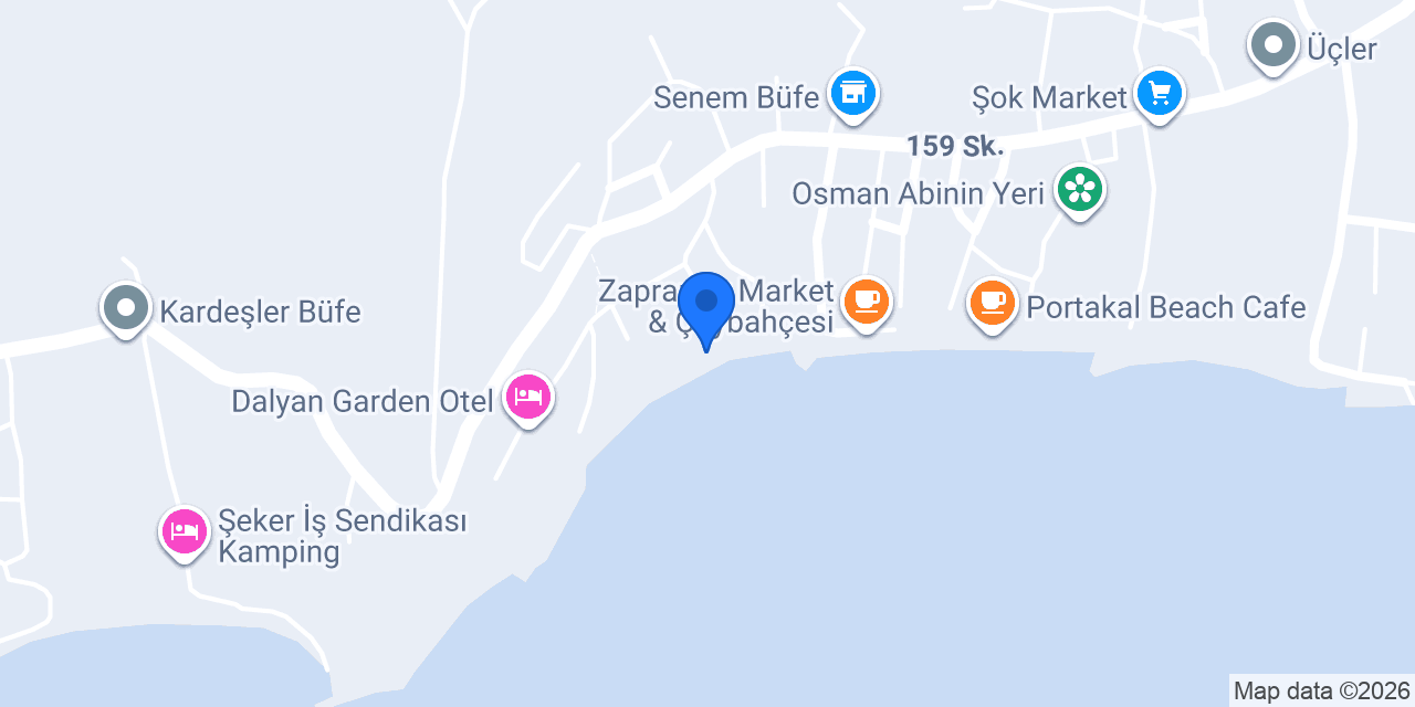 Poseidon Pansiyon konumu