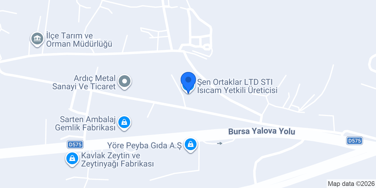 Şen Ortaklar LTD STI Isıcam Yetkili Üreticisi konumu