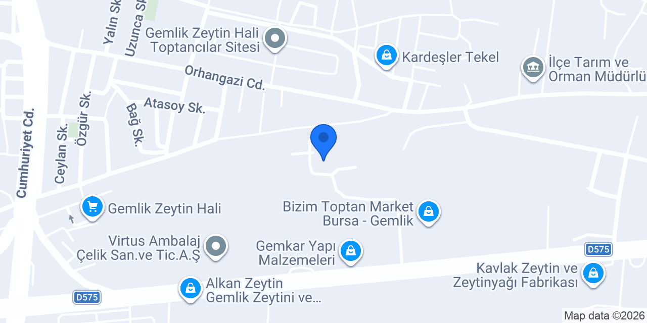 Çolaklar Profil Demir Çelik konumu