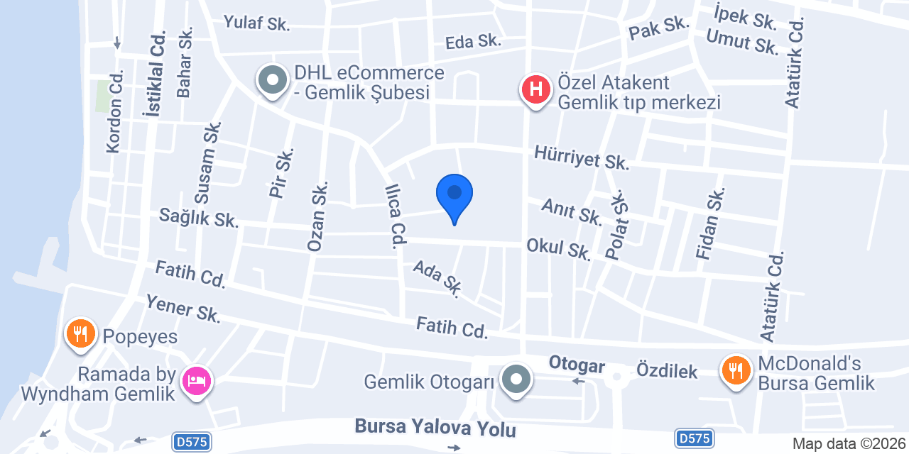 Ayşe Ziver Karataş İlkokulu konumu