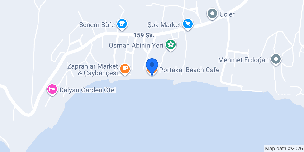 Portakal Beach Cafe konumu