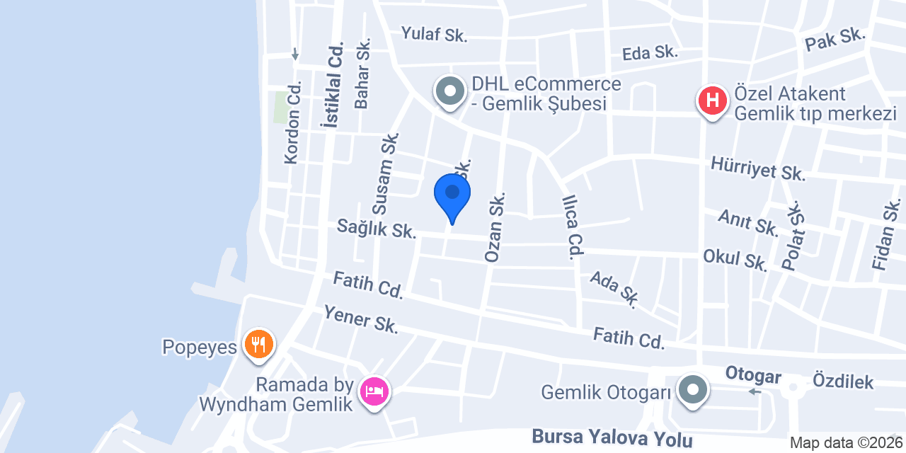 Yazıcı Yapı İnşaat konumu