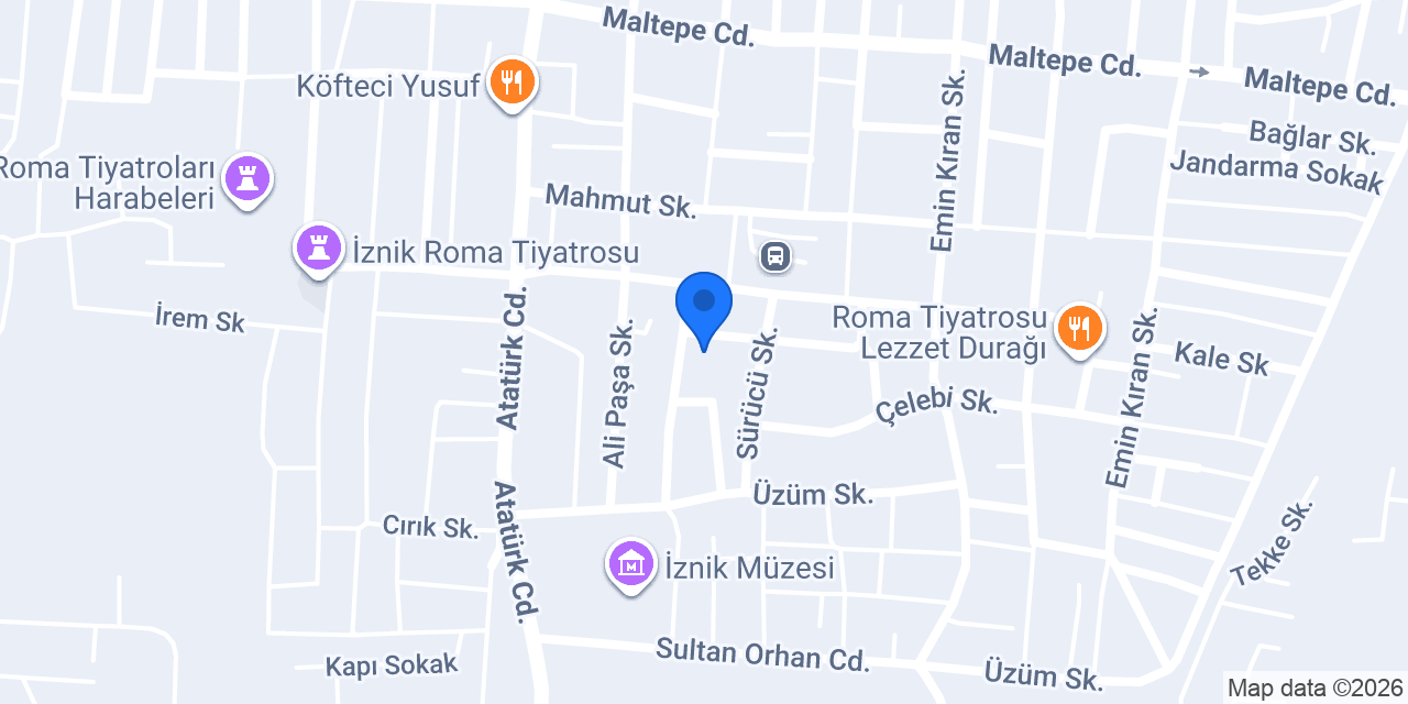 Yemek saati lokantasi konumu