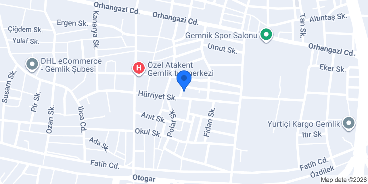 Kavra Botanik Gemlik konumu