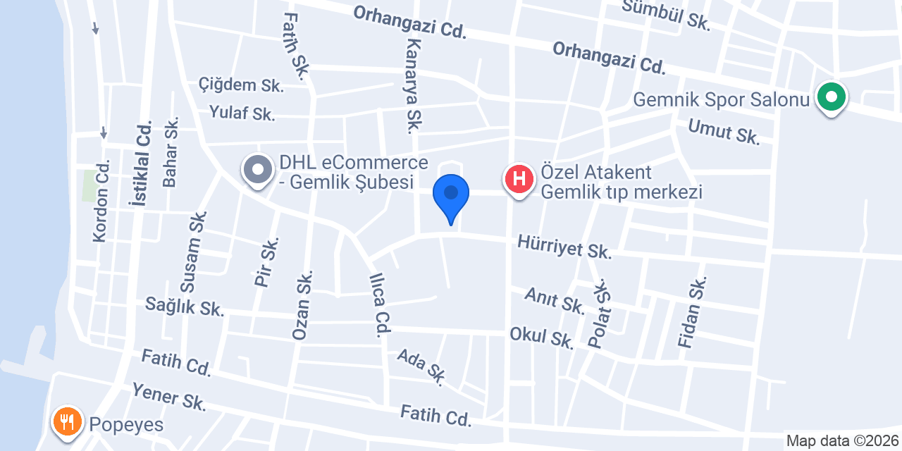 Gül hukuk bürosu konumu