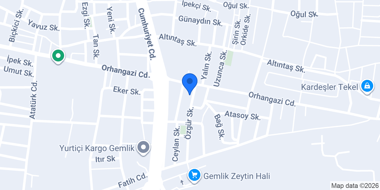 Vezir Zeytinleri konumu