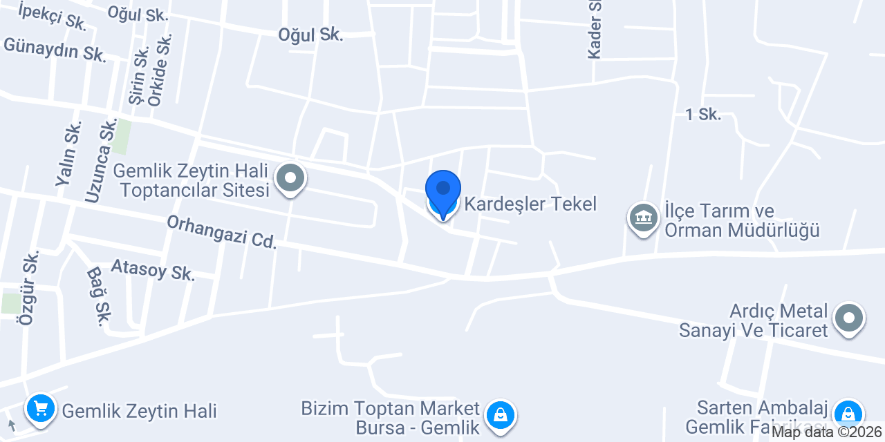 Kardeşler Tekel konumu