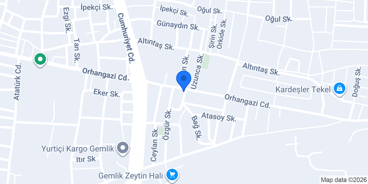 Can Oto Elektirik konumu