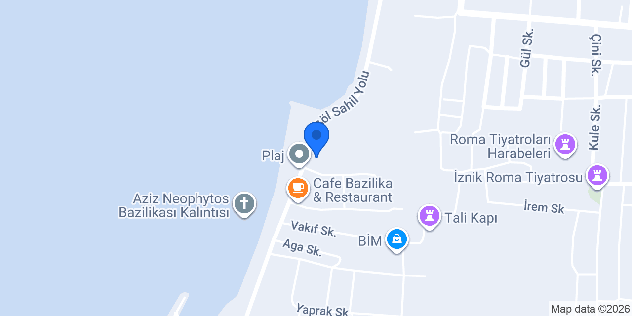 CapuchinİznikCafe konumu