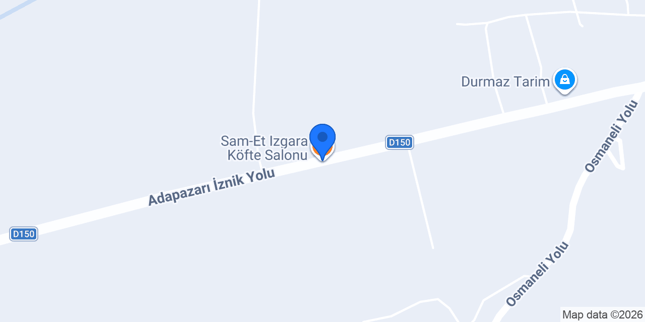 Sam-Et Izgara Köfte Salonu konumu