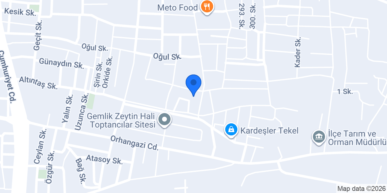 GMLK Zeytin konumu