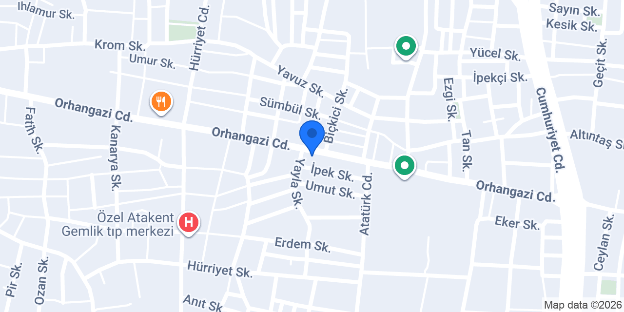 Oksijen Eczanesi konumu