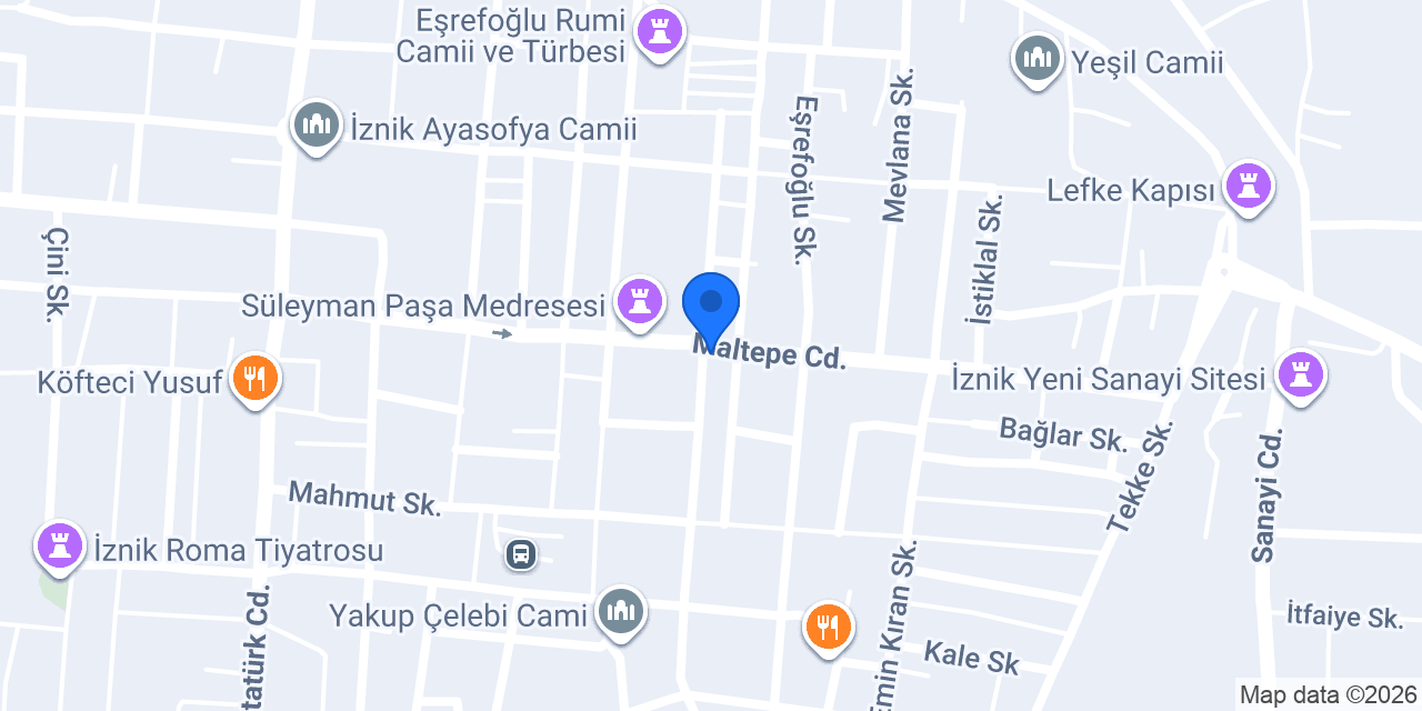 Papatya Beslenme Kulübü konumu