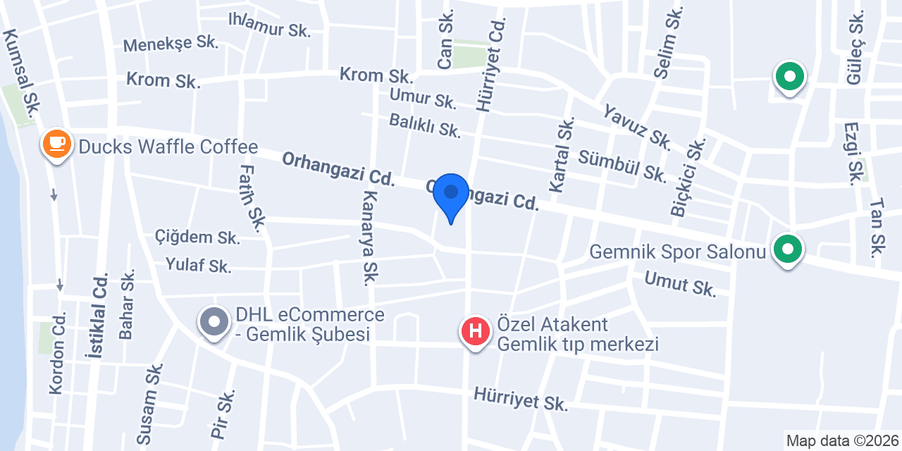 Bütünler Düğün Salonu konumu