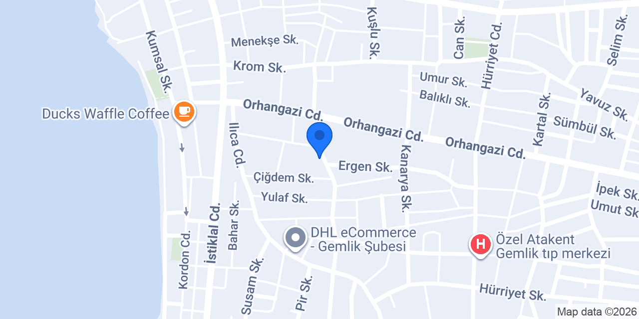 Gemlik Durmaz Mobilya konumu