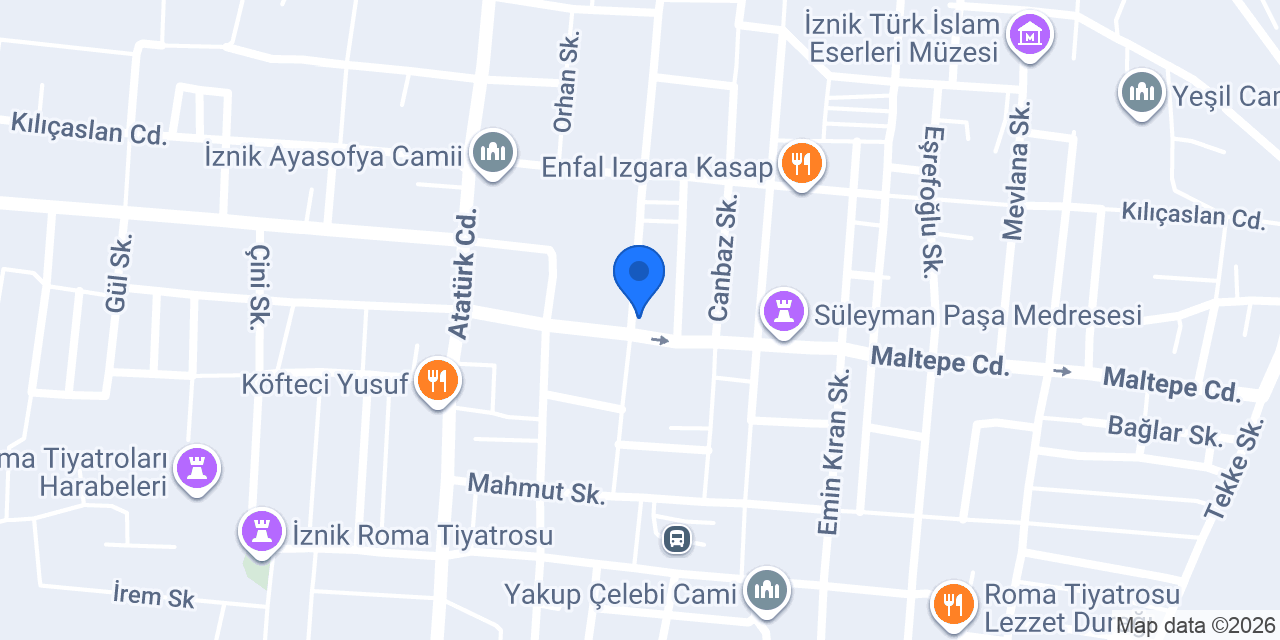 ÖZER BÜFE konumu