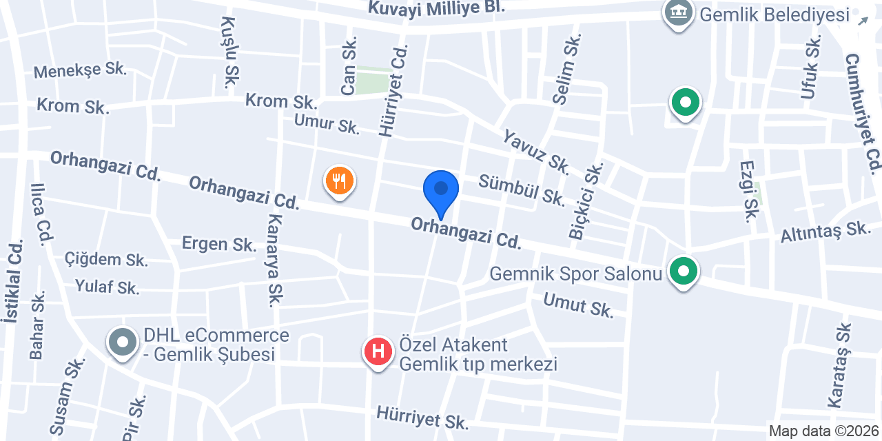 Gemlik Tost konumu