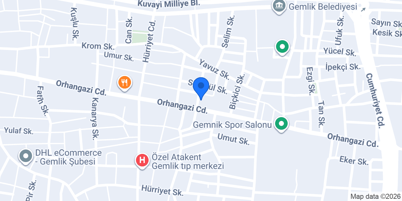 Marka Dekorasyon konumu